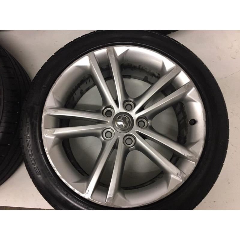 18 genuine vauxhall insignia alloy wheels & tyres delivery available gm opel
