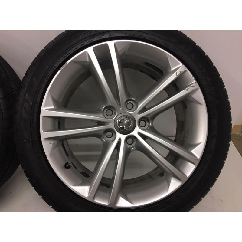 18 genuine vauxhall insignia alloy wheels & tyres delivery available gm opel