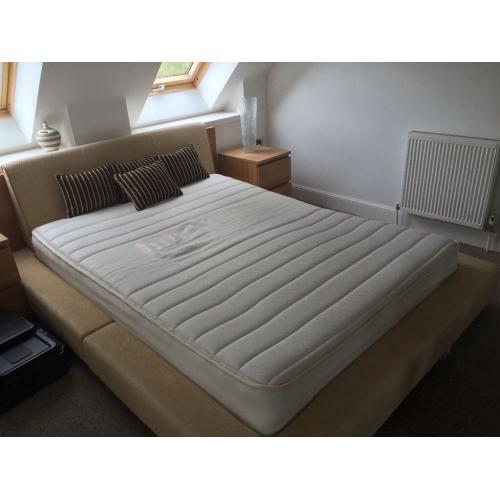 Kingsize Bedframe & Silentnight Hibernate Mattress