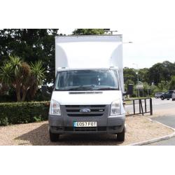Ford Transit Luton Van ELECTRIC TAIL LIFT 2.4TDCi 350EF 2007/57 350 LWB BOX VAN