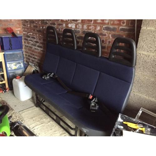 4 seater bench seat