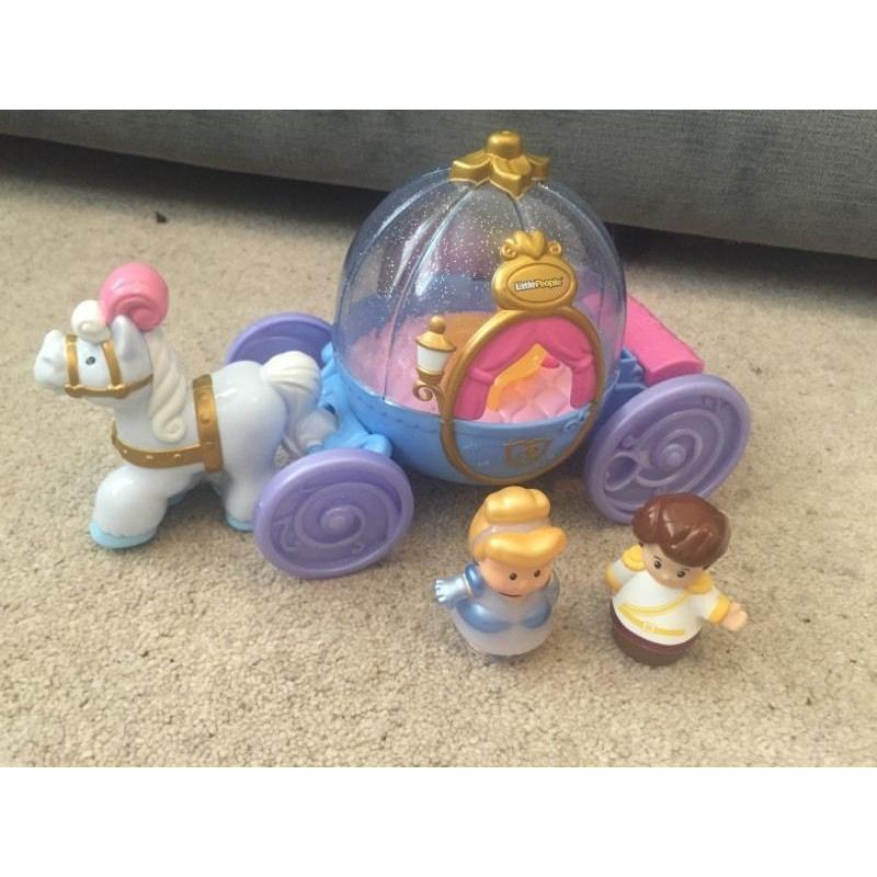 Fisher price little people Cinderella and Prince Charming
