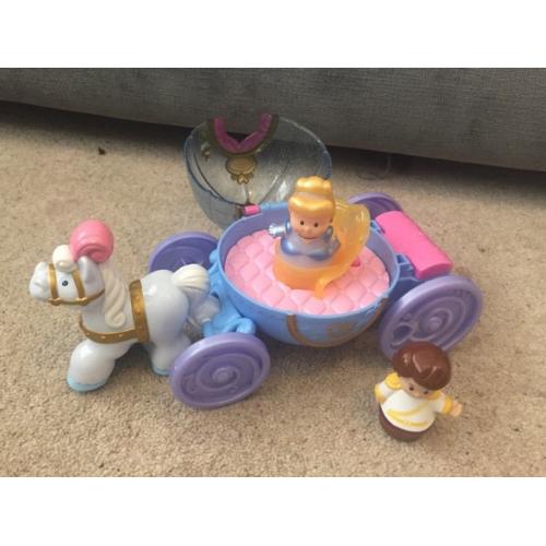 Fisher price little people Cinderella and Prince Charming