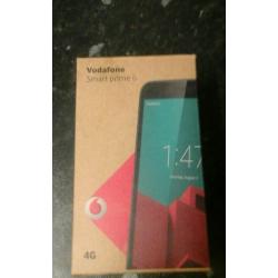 Vodaphone smart 6 prime mobile phone in box