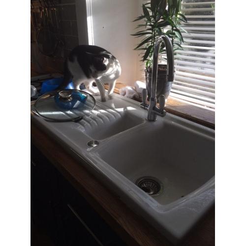 Kitchen sink and worktops
