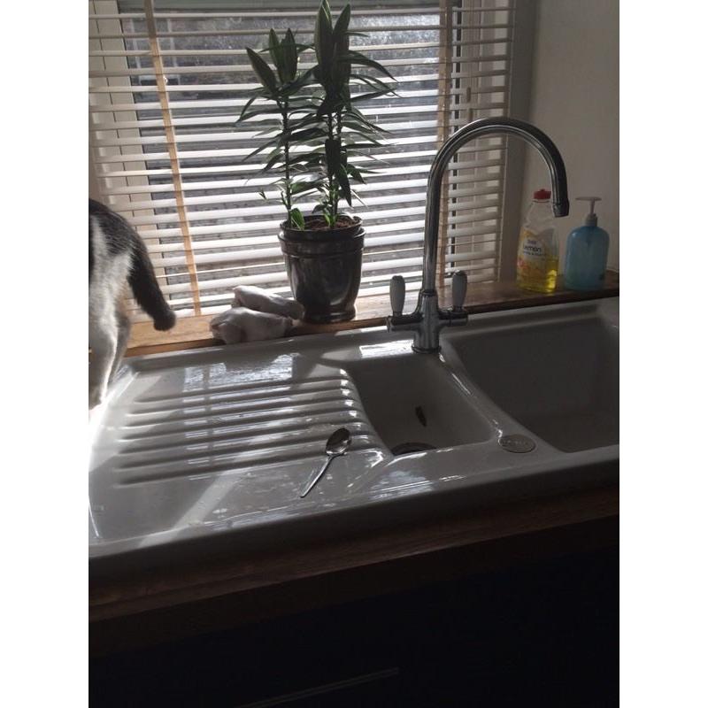 Kitchen sink and worktops