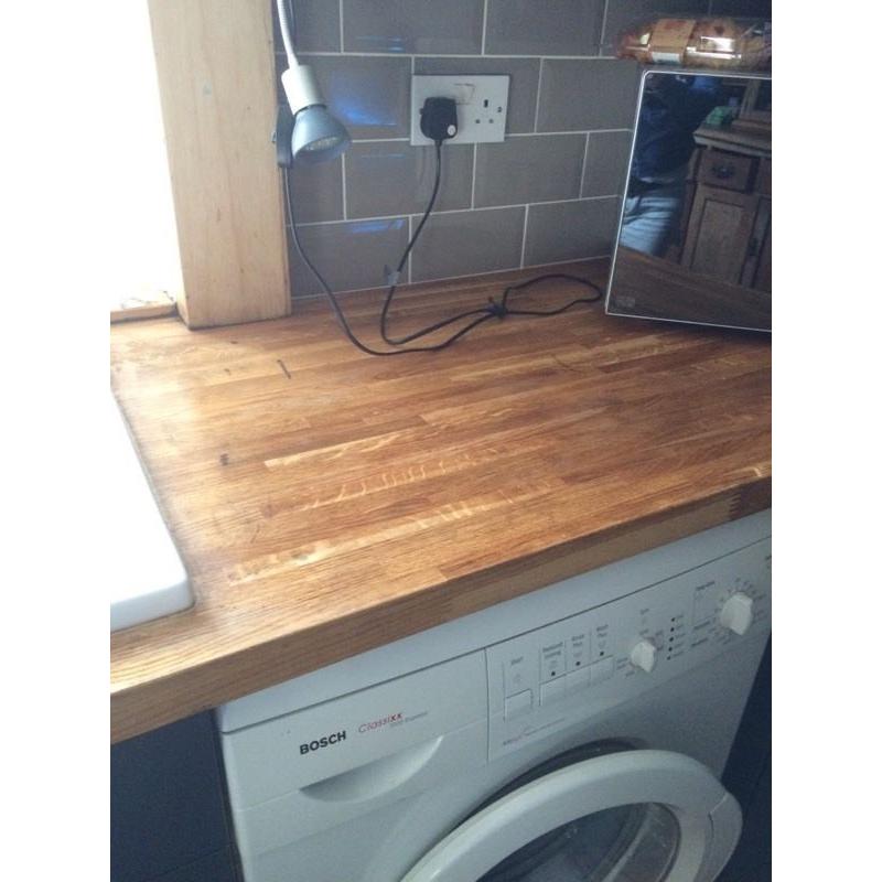 Kitchen sink and worktops