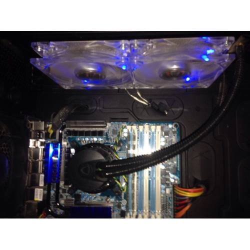 Ultimate gaming PC liquid cooled
