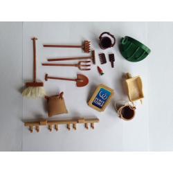 Sylvanian Families stables with horses and stable boy
