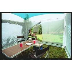 Job lot of camping gear, huge screen room, Coleman extreme cooler & camping stove with Kampa kitchen