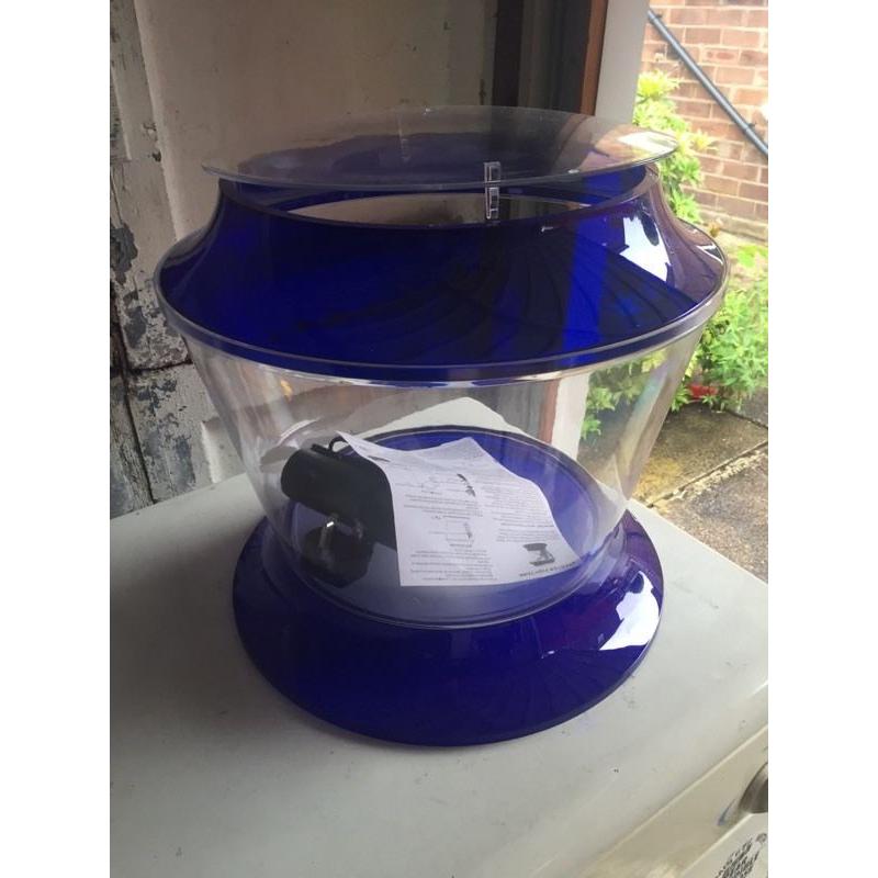 Starter fish tank/bowl with filter brand new never used