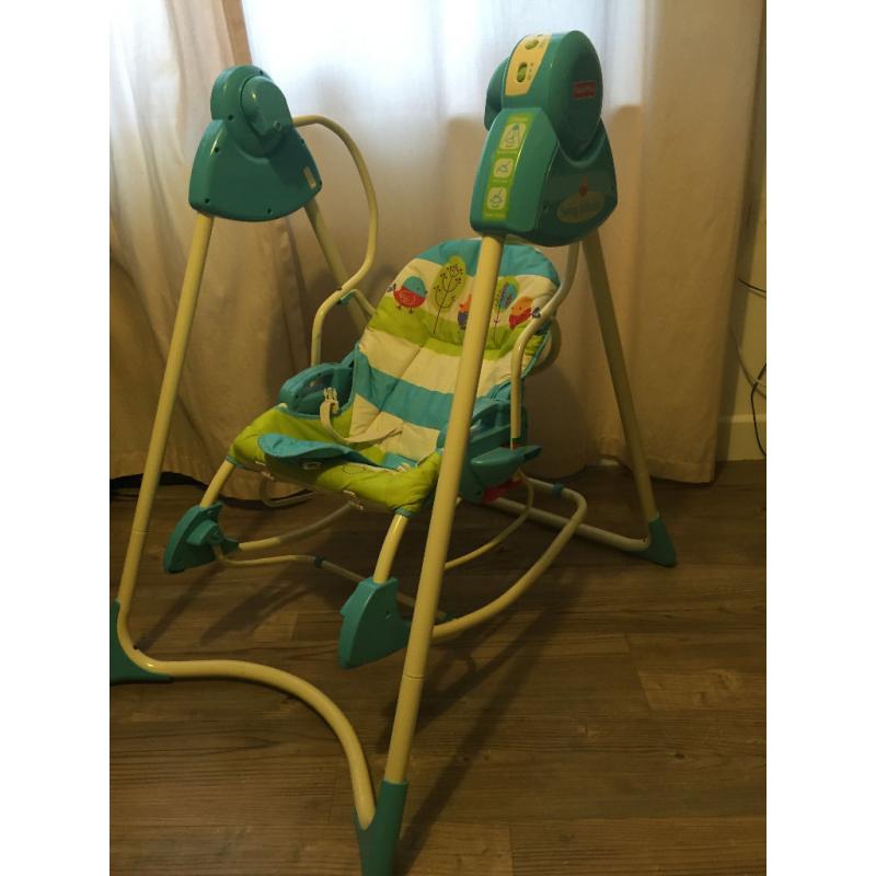 Fisher price baby Swing and rocker chair (3 in 1)