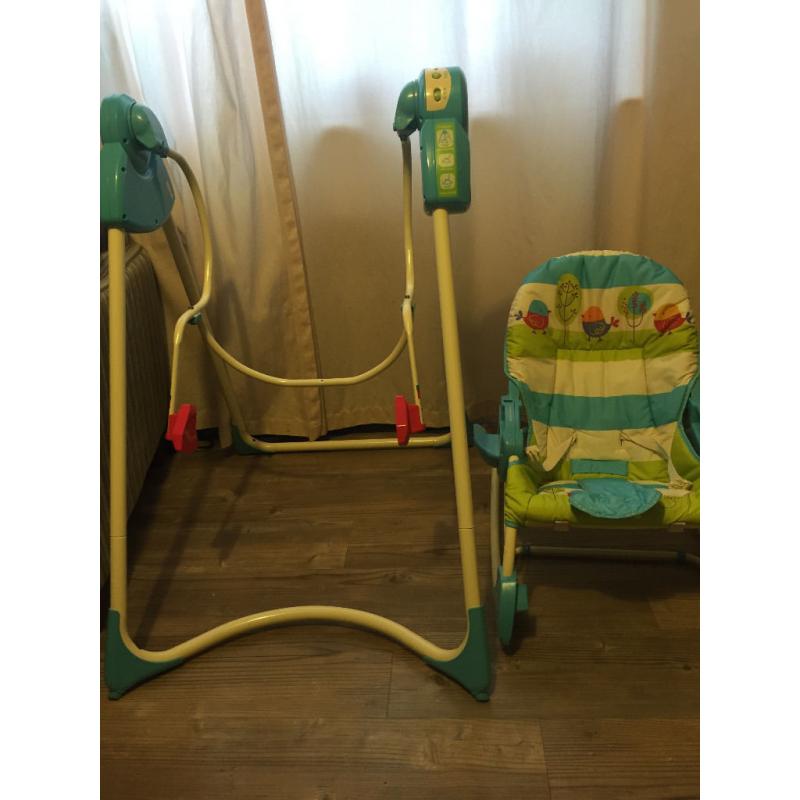 Fisher price baby Swing and rocker chair (3 in 1)
