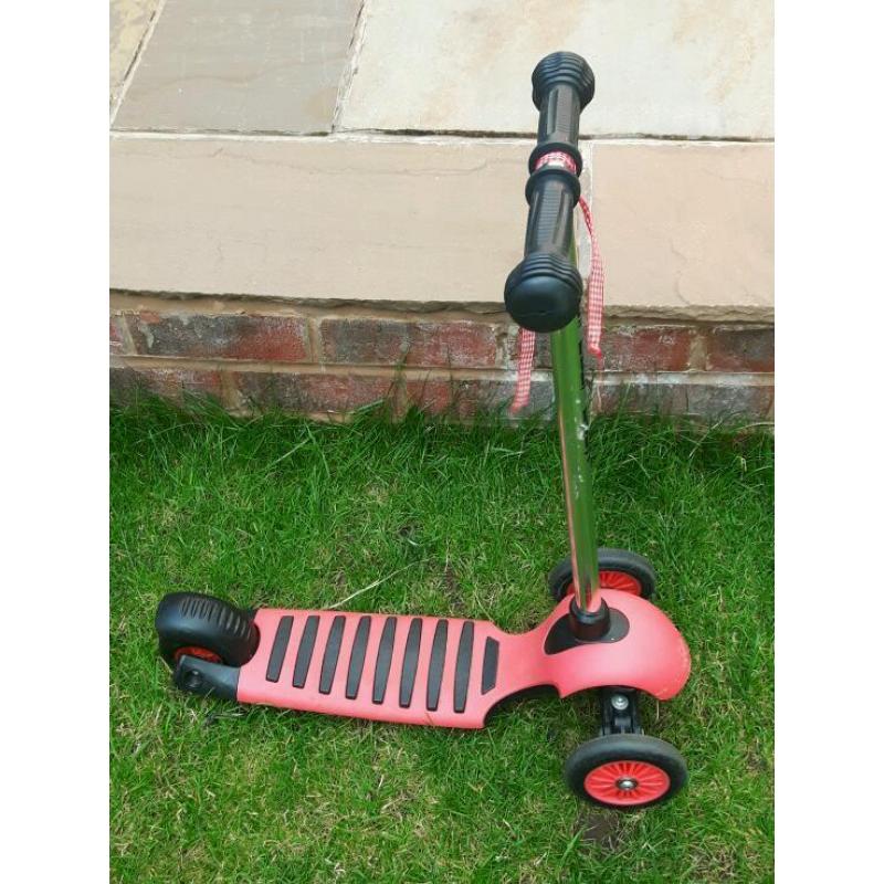 Mini Micro Scooter Red & Black