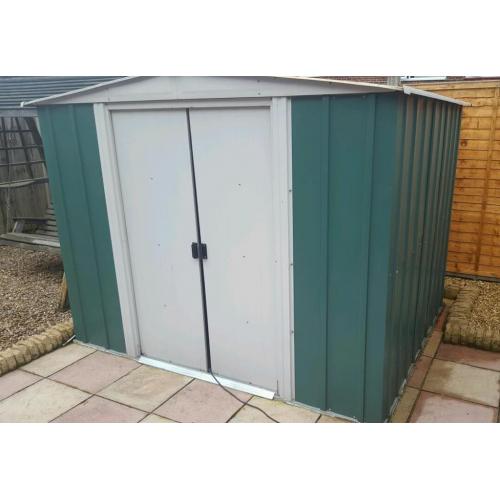 Arrow galvanised shed
