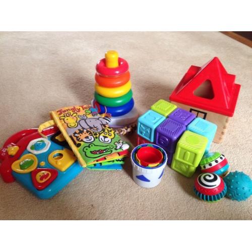 Bundle of baby toys