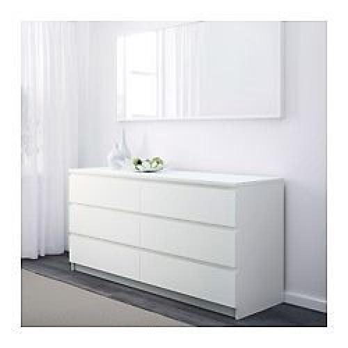 MALM Chest of 6 drawers