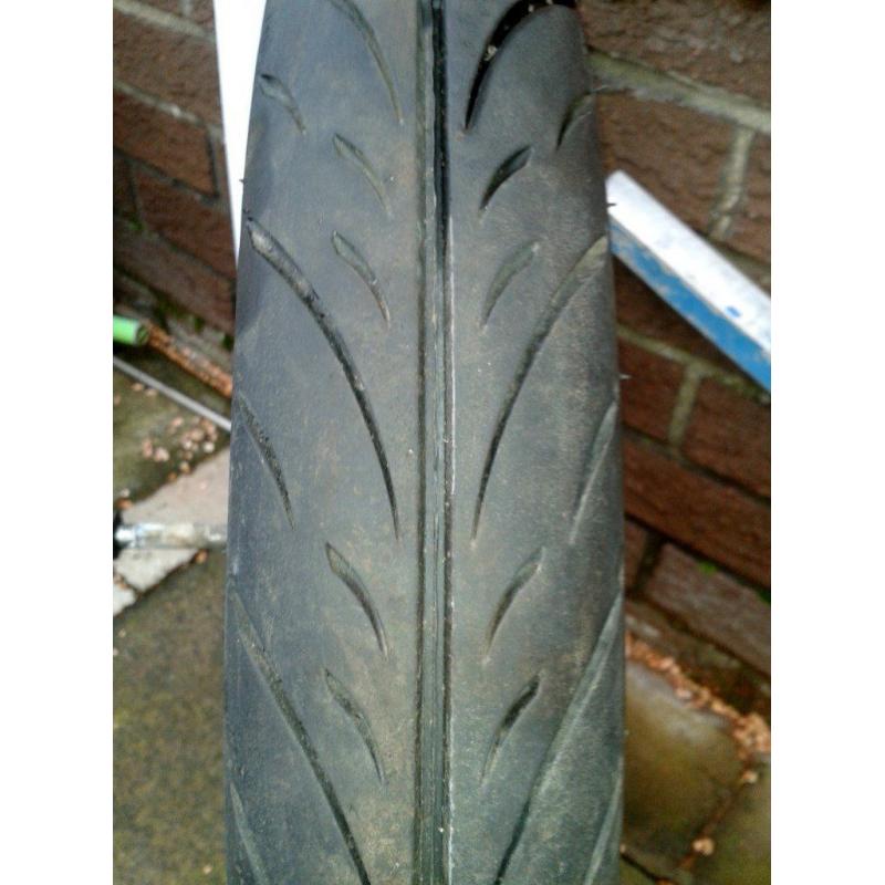 Honda cbf 125 Front Wheel &Tyre.