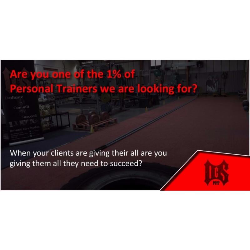 Personal Trainers being considered for our top end facility