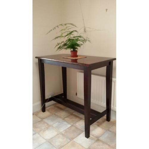 Oak bar table