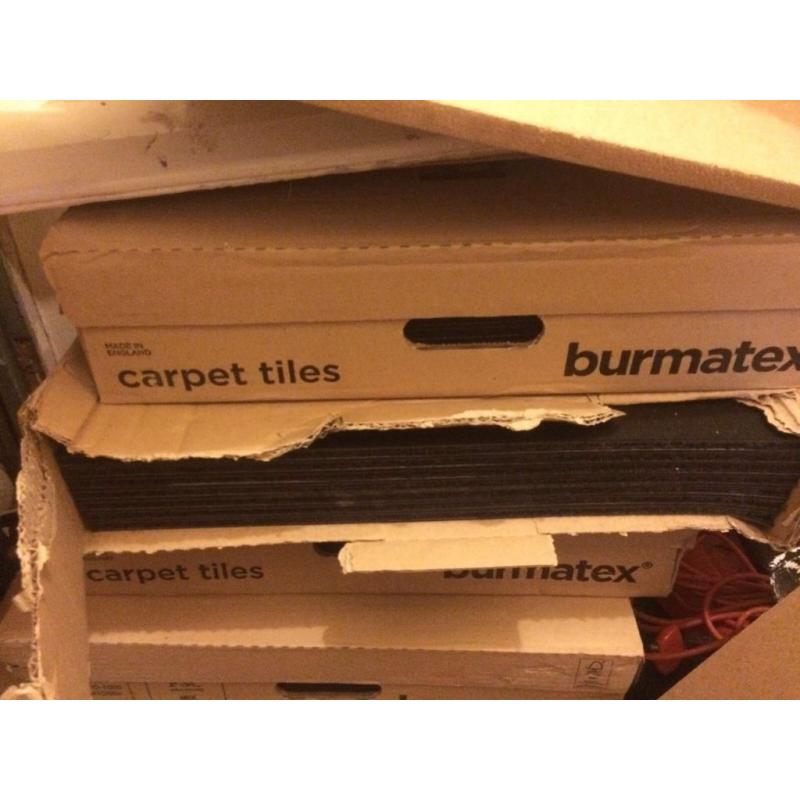 carpet tiles 6 boxes black
