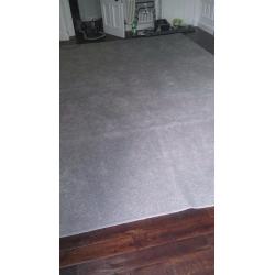 5.1x3.5 m gray carpet rug