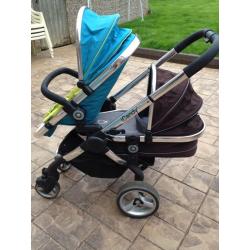 Icandy sweet pea double with extras