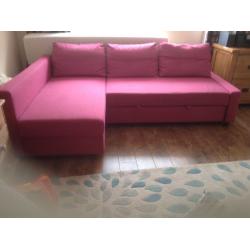 Corner Sofabed 3 seats with under seat storage