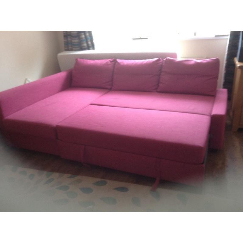 Corner Sofabed 3 seats with under seat storage