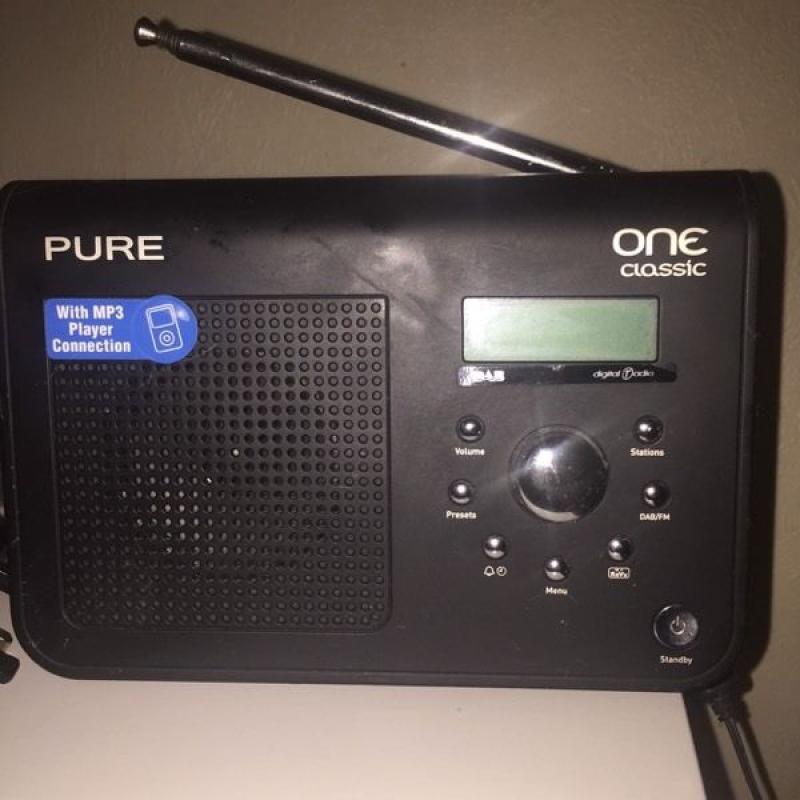Pure one classic digital radio.