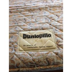 Nice little pine frame single bed and mattress, 2ft 6ins wide