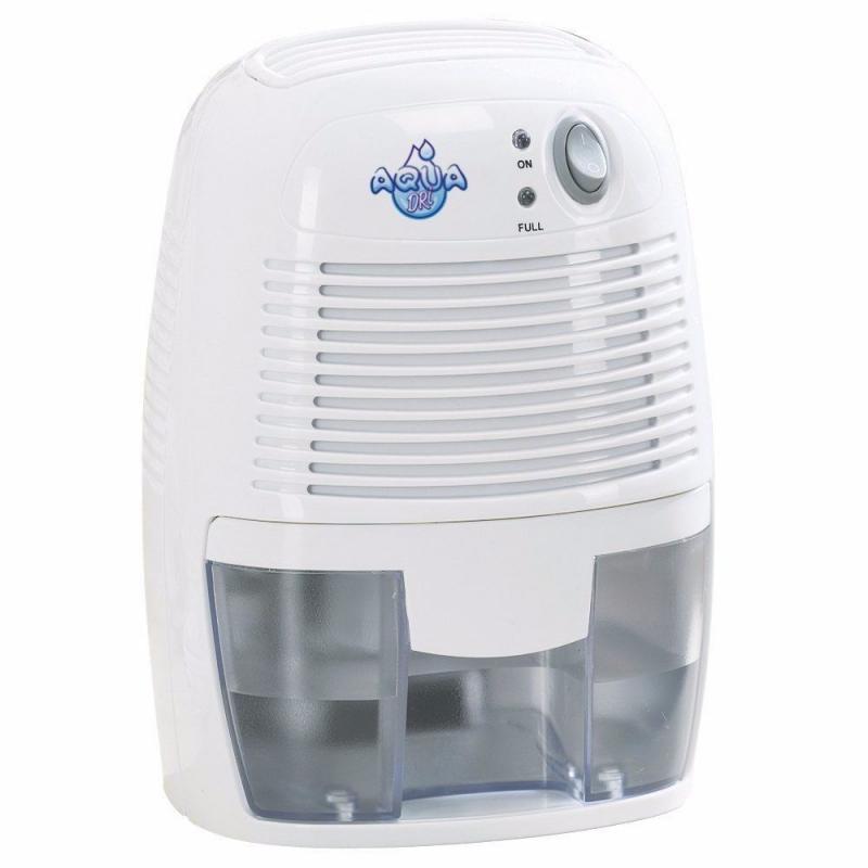 Aqua Dri Compact Portable Dehumidifier 500ml Prevent Mould Damp Air Moisture