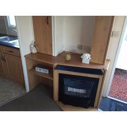 CHEAP FAMILY STATIC CARAVAN WITH HEATING FOR SALE AT SANDY BAY HOLIDAY PARK OPEN 12 MONTHS LOW FEES