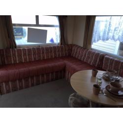 CHEAP FAMILY STATIC CARAVAN WITH HEATING FOR SALE AT SANDY BAY HOLIDAY PARK OPEN 12 MONTHS LOW FEES