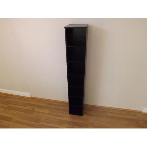 Black CD rack