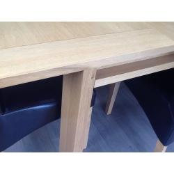 Dining table and chairs