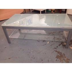 Frosted Glass Coffee Table