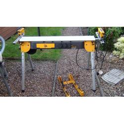 JCB Short Heavy Duty Short Beam Mitre Saw Leg Stand Workstation