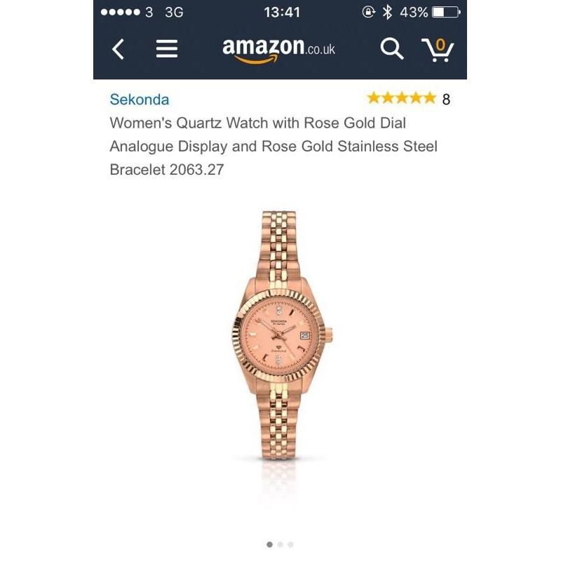 Women's Rose Gold Sekonda Watch