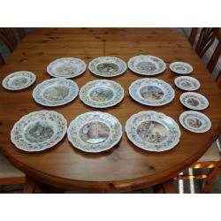 royal doulton brambly hedge plate collection.