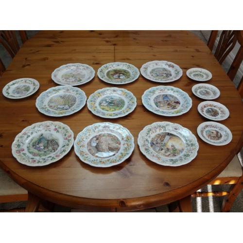 royal doulton brambly hedge plate collection.