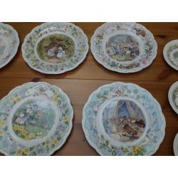 royal doulton brambly hedge plate collection.