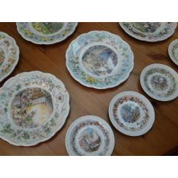 royal doulton brambly hedge plate collection.
