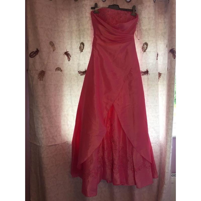 Pink prom dress