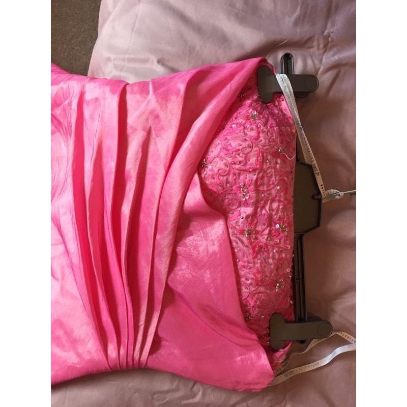 Pink prom dress
