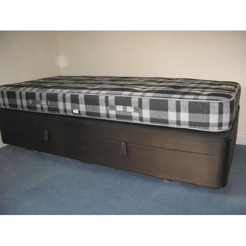 2 ottoman storage single beds for sale as a pair or individually.