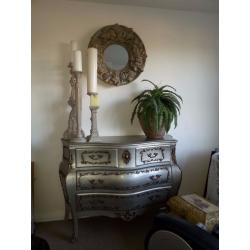 vintage french bombe chest