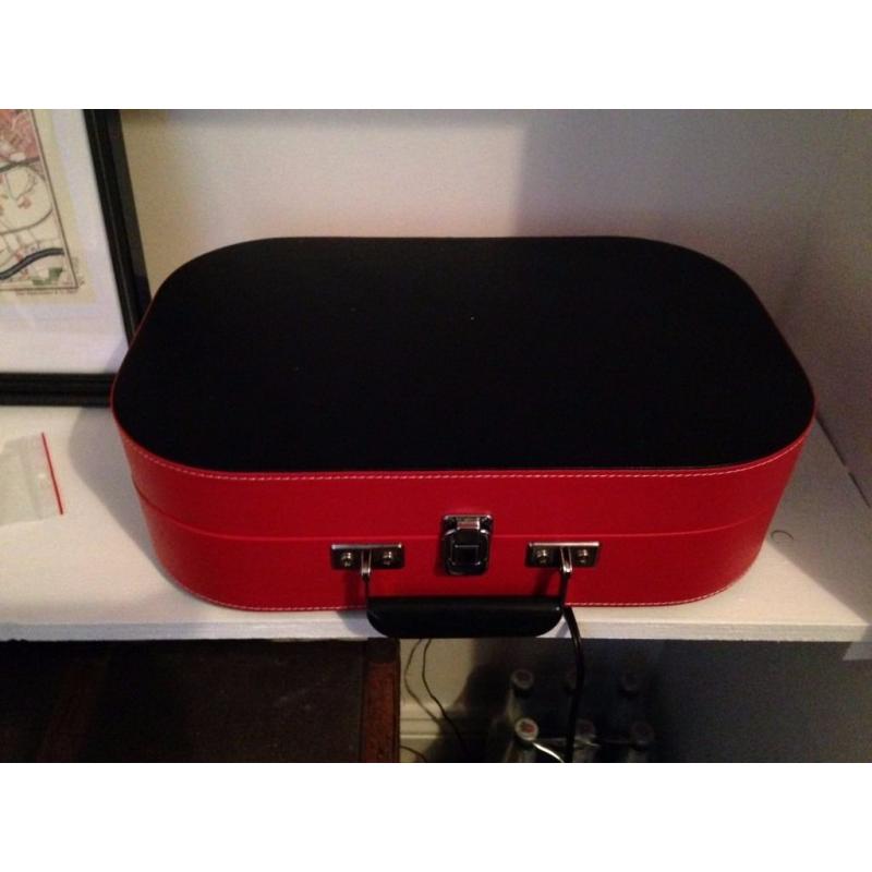Still Available: Red Vintage Style Record Player