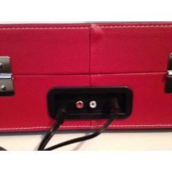 Still Available: Red Vintage Style Record Player