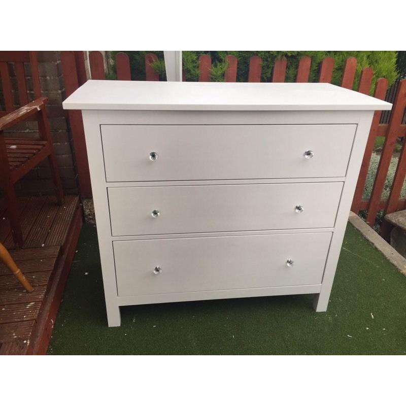 Painted Hemnes drawers
